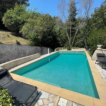 Studio En Bas De Villa Avec Piscine Proche Bord De Mer Cagnes-sur-Mer Dış mekan fotoğraf